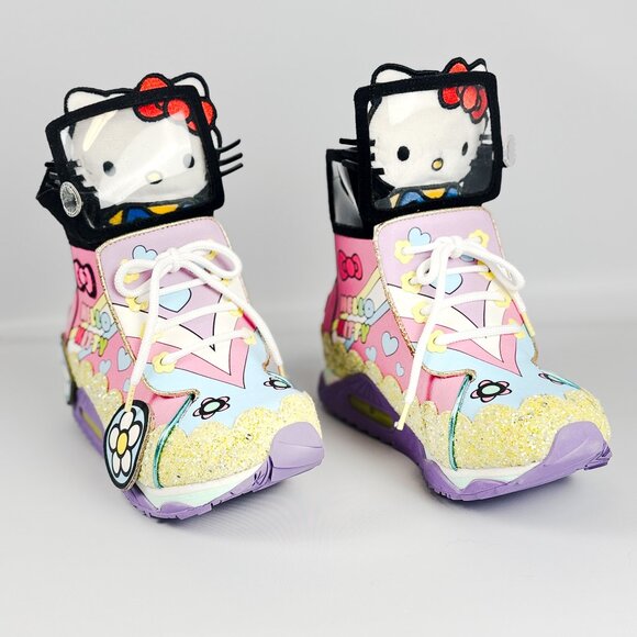 Hello Kitty Colorful Sneakers A World Of Happiness Size 38 - Picture 3 of 5